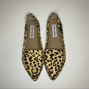 Brand New Steve Madden FEATHERL LEOPARD loafers